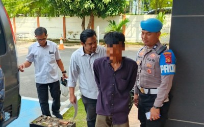 Bawa Sajam, Pria Asal Way Kanan Diamankan…