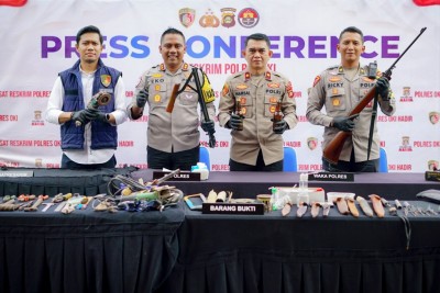 Bermodal Informasi Warga, Polisi Bongkar Bengkel Senjata Ilegal di SP Padang