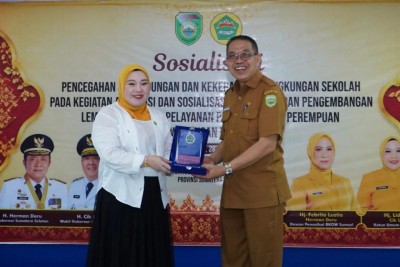 BKOW Sumsel Gaungkan Sekolah Ramah Anak, Lidyawati Cik Ujang Ajak Siswa Berani Lawan Bullying