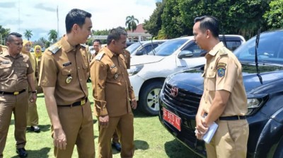 Bupati OKI Cek Aset bergerak Milik Pemkab,…