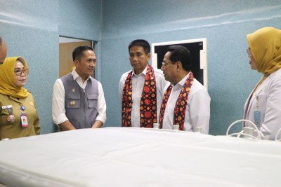 Cek Langsung Ke Lapangan, Wamenkes Dan Wamendagri Tinjau Layanan RSUD BARI Palembang Bareng Ratu Dew