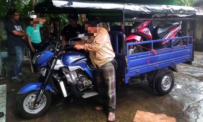 Demi Biaya Berobat Anak, Buruh Tega Gelapkan Motor Roda Tiga Rekan Kerja