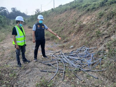 Diduga Hendak Dijual, Kabel Proyek Senilai Rp72,8 Juta Digondol, Pelaku Dibekuk Polisi