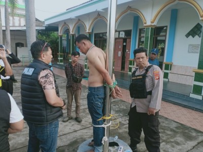 Diduga Incar Kotak Amal Masjid, Warga Muba Diamankan Polisi di Bukit Lama