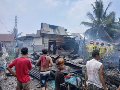 Empat Rumah Hangus Terbakar, Enam KK Terdampak…