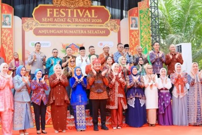 Festival Seni Adat & Tradisi Sumsel 2026 Kembali Digelar, Herman Deru Dorong Masuk Agenda Tahunan Pe