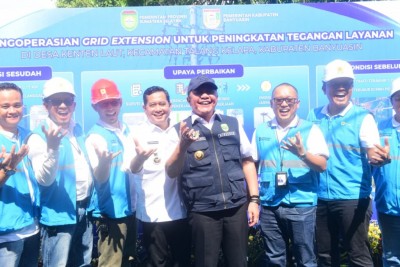 Gubernur Herman Deru Percepat Pemerataan Listrik, Grid Extension Kenten Laut Tingkatkan Tegangan War
