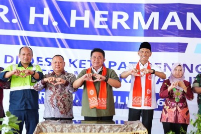 Gubernur Herman Deru Resmikan SMA Negeri Ketapat Bening, Dorong Sekolah Terjauh di Sumsel Jadi Role 