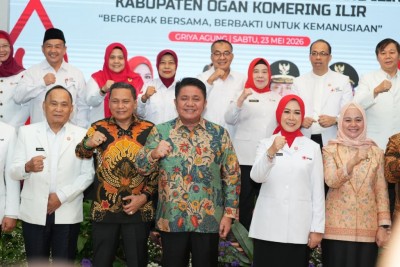 Herman Deru Tekankan Transparansi dan Pengawasan Dana PMI saat Lantik Pengurus Empat Daerah