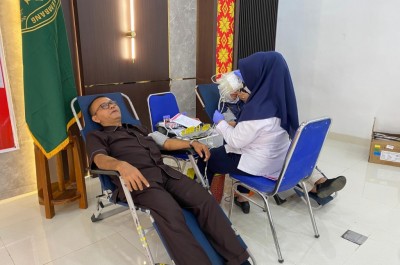 HUT ke-73 IKAHI, Donor Darah di PN Palembang…