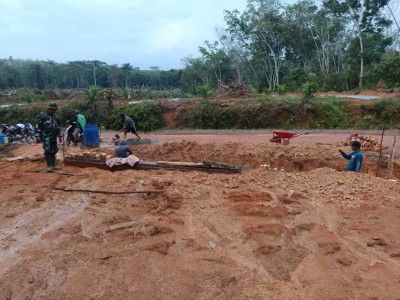 Ini Tujuannya, Satgas TMMD Kodim 0402/OKI Buka Akses Jalan Baru Menuju Desa Catur Tunggal