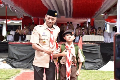 Jadi Komandan Upacara HUT Pramuka ke-61,…
