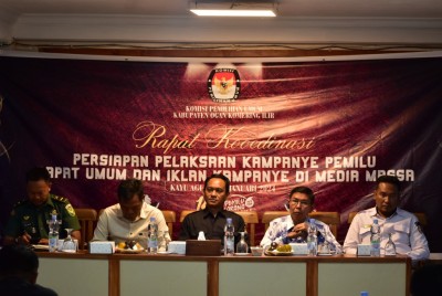 Jelang Kampanye Terbuka KPU Mantapkan Koordinasi
