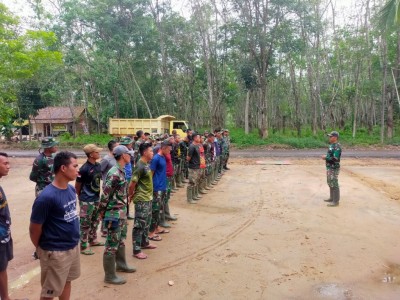 Jelang Penutupan, Satgas TMMD ke - 115 Kodim…