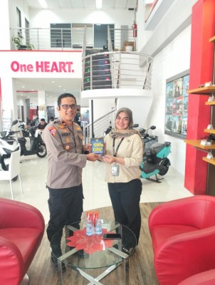Kapolsek SU II Gandeng Honda Astra Motor Plaju Cegah Maraknya Aksi Curanmor