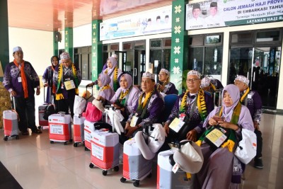 Kloter 4 Masuk Asrama Haji Sumsel, 1 Jemaah…