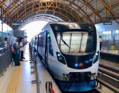 LRT Sumsel Catat Lonjakan Penumpang Saat…