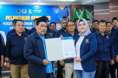 Pelantikan PWI Muba: Bupati H M Toha Tekankan…