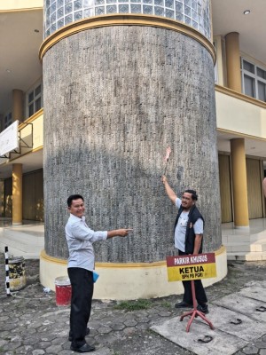 Plang Nama YPLP PT PGRI Sumsel Hilang, Pihak Yayasan Melapor ke Polisi