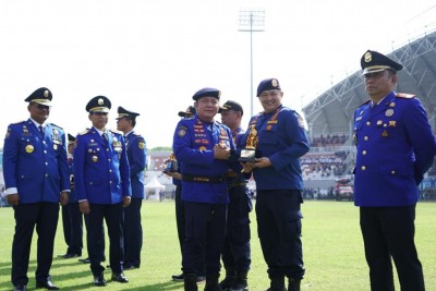 Pusat Soroti Kesejahteraan Damkar dan Penguatan Satpol PP di HUT Nasional di Palembang