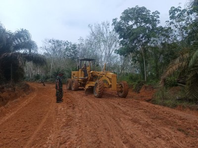 Satgas TMMD Kodim 0402/OKI Kebut Pembukaan Jalan, Ini Tujuannya