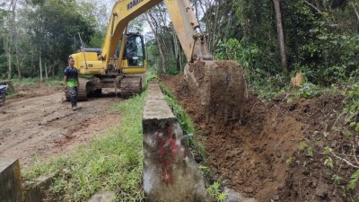 Satgas TMMD Kodim 0402/OKI Tetap Semangat…