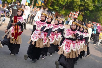 Semarakan HUT RI Ke-81, Pelajar OKI Unjuk…