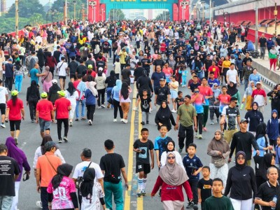 Uji Coba CFD Kedua Sukses, Arus Lalu Lintas Aman Terkendali. Warga Gembira