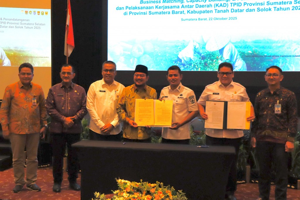 Wakil Wali Kota Palembang Teken Kerja Sama Antar Daerah, Dorong Pengendalian Inflasi Dan Ketahanan P